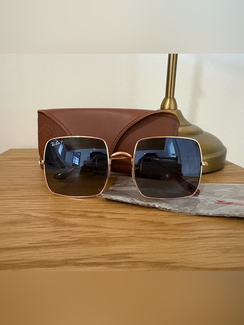 Ray-Ban Square 1971 Classic Polarized Sunglasses